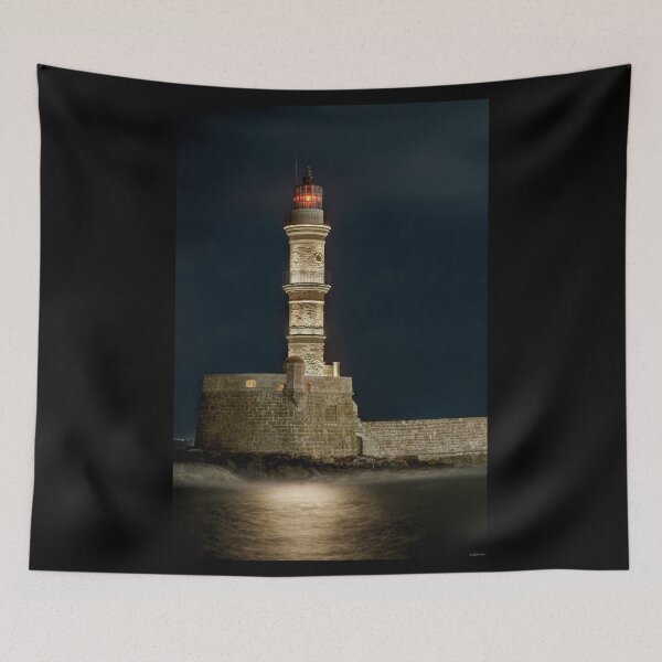 Item preview, Chania port Lighthouse Crete 04 designed and sold by Weston  Westmoreland.