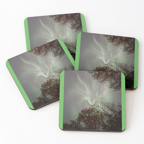 Item preview, Majestic stag or dragon captured in the Northern Lights  designed and sold by LabyrinthsbyDLH.