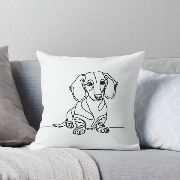 Item preview, Line Art Dachshund designed and sold by AllenellA.