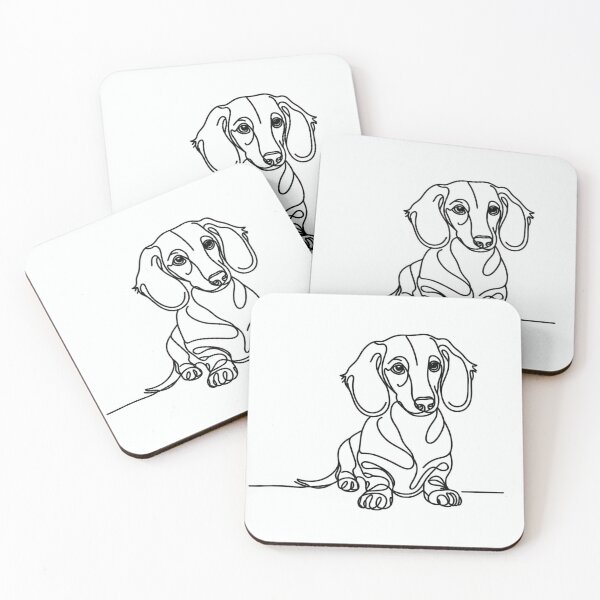 Item preview, Line Art Dachshund designed and sold by AllenellA.