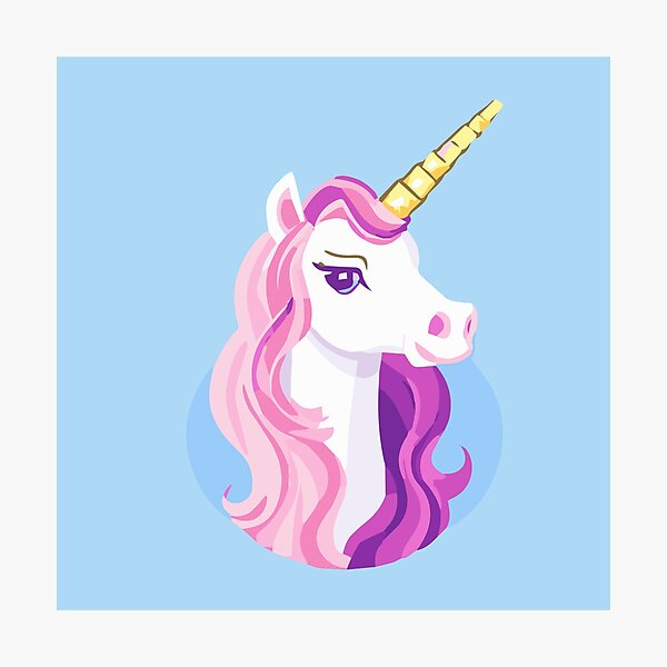 Item preview, Unicorn with purple hair designed and sold by Simon-m-s.