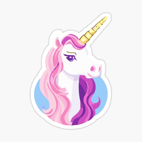 Item preview, Unicorn with purple hair designed and sold by Simon-m-s.