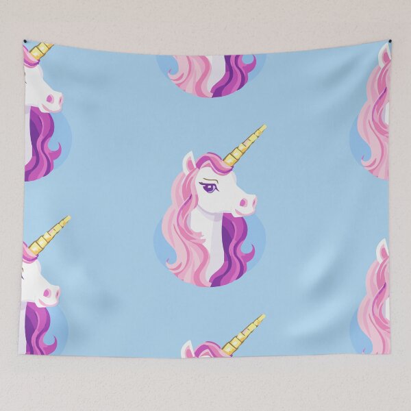 Item preview, Unicorn with purple hair designed and sold by Simon-m-s.
