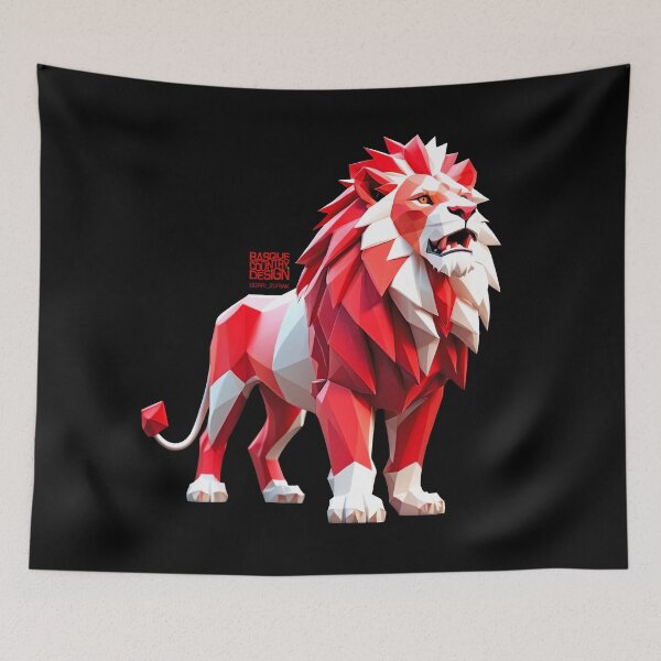 Item preview, GORRI_ZURIAK | RED AND WHITE | LEON | DESIGNING THE BASQUE COUNTRY designed and sold by DONOSTIADESIGN.