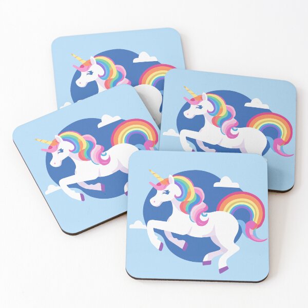 Item preview, Unicorn in clouds with rainbow designed and sold by Simon-m-s.