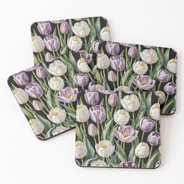 Item preview, Lavender Luminance: A Tulip Tapestry designed and sold by AJSRPrints.