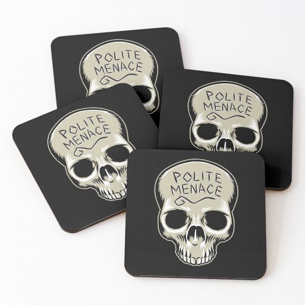 Item preview, Polite Menace Skull designed and sold by Warren Osborne.