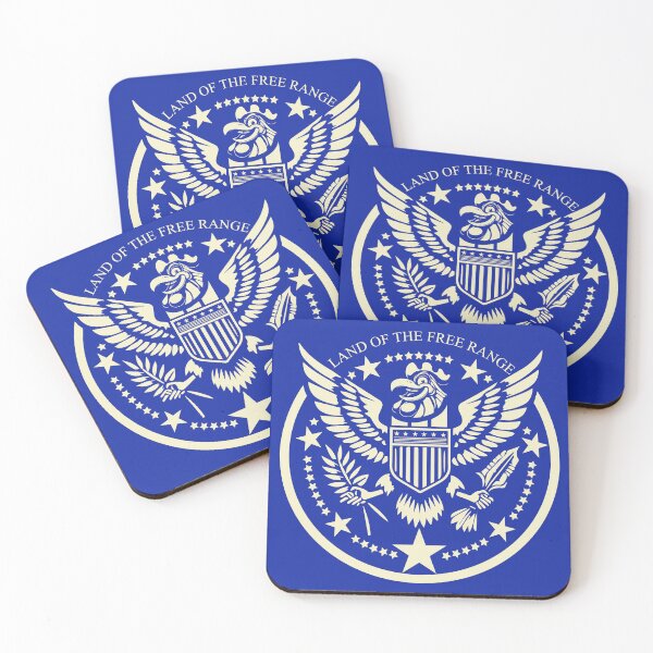 Item preview, A badge celebrating the land of the Free Range   designed and sold by KoandZo.
