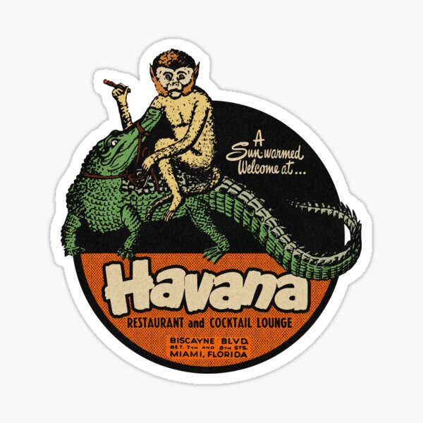 Artikel-Vorschau von Vintage Monkey Gator Kubanischer Tauchgang, designt und verkauft von Kujo Dangerous Vintage.