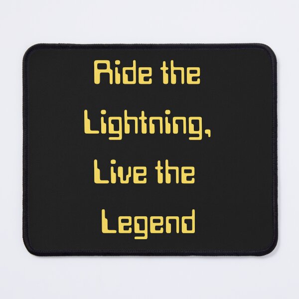 Item preview, Ride the lightning, live the legend designed and sold by MetalRockMusic.