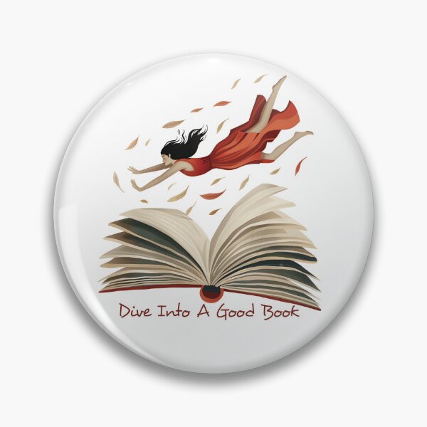 Item preview, Dive into a good book - sticker designed and sold by Glenn Slingsby.