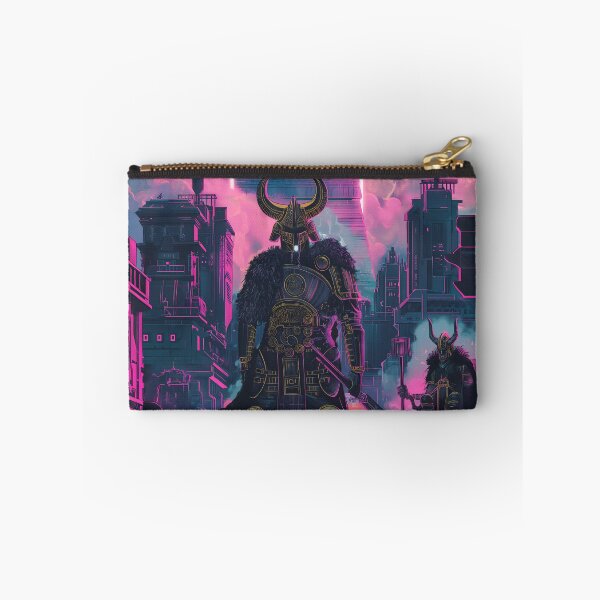 Item preview, Dieselpunk Asgard with Norse warriors designed and sold by deepglitchart.