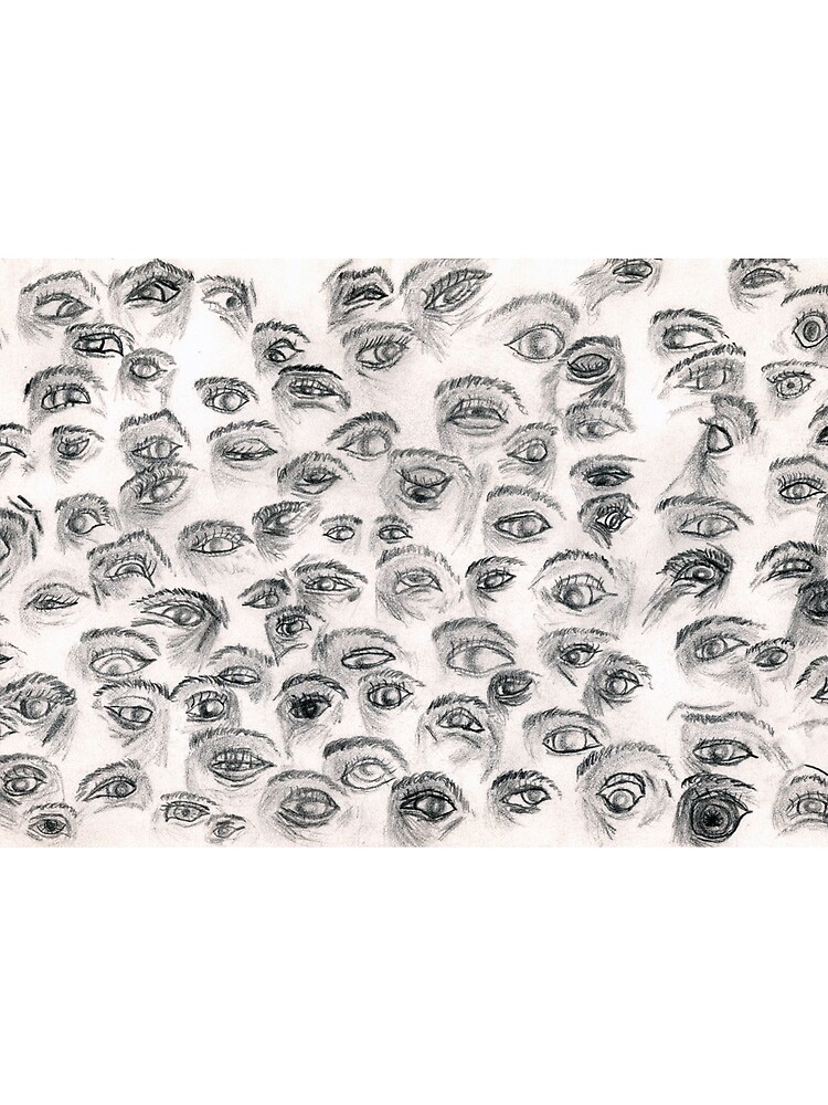 Thumbnail 3 of 3, Scarf, Eyes designed and sold by RagingKitty.