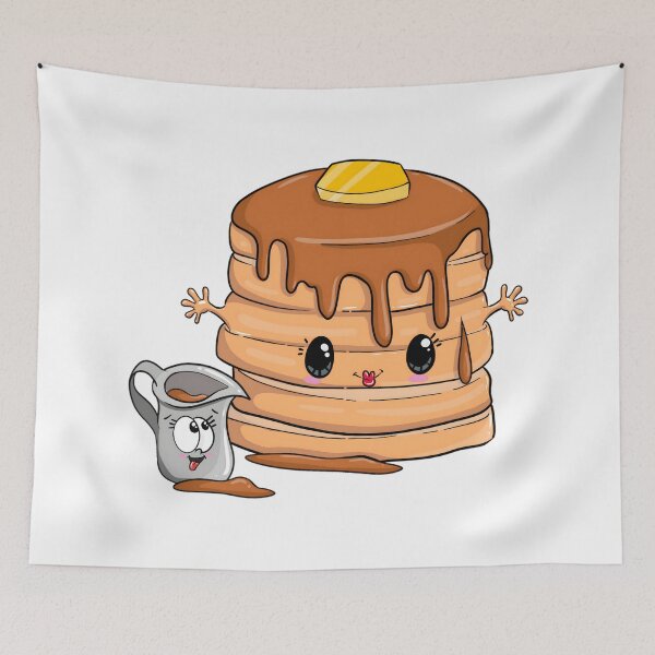 Item preview, Morning Bliss: Pancake & Coffee Mug Design designed and sold by Luxuriously.