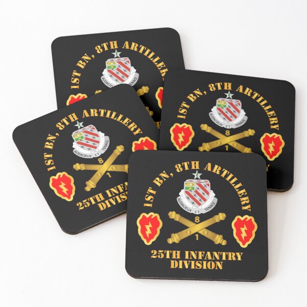Item preview, Army - 1st Bn 8th Artillery w 25th ID SSI designed and sold by Military Insignia Products.