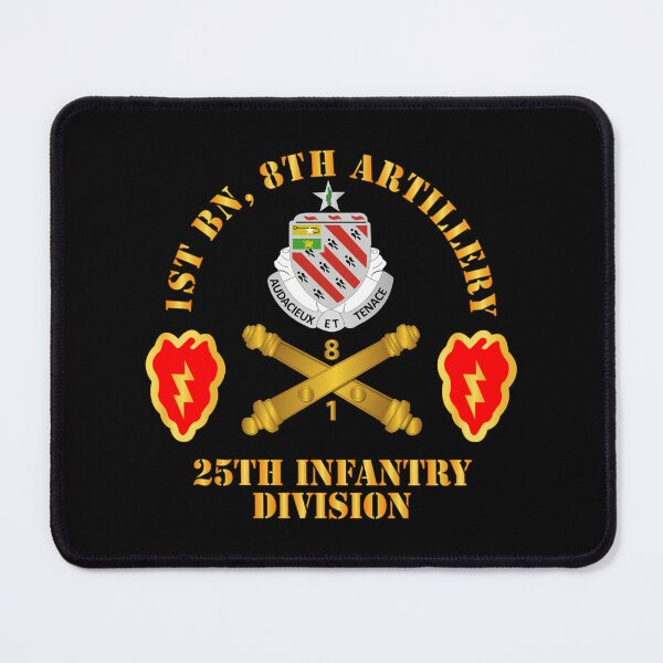 Item preview, Army - 1st Bn 8th Artillery w 25th ID SSI designed and sold by Military Insignia Products.