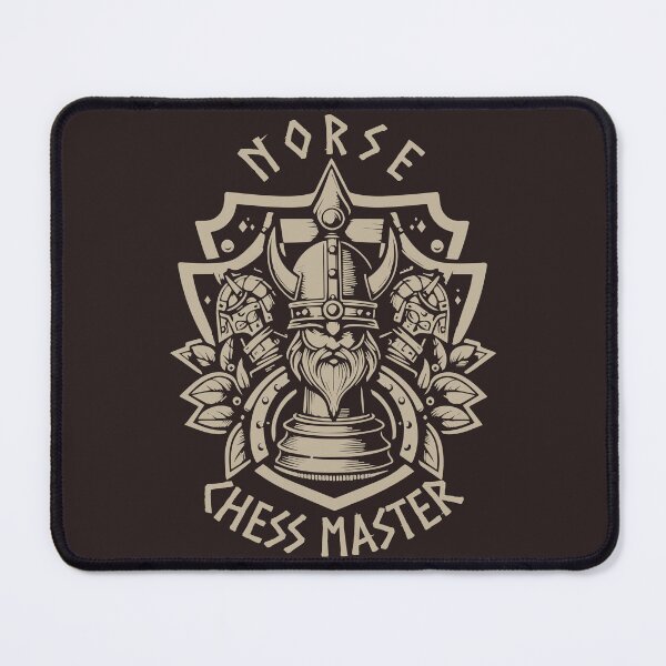 Item preview, A Viking chess piece acts as as logo for the Norse Chess Master   designed and sold by KoandZo.