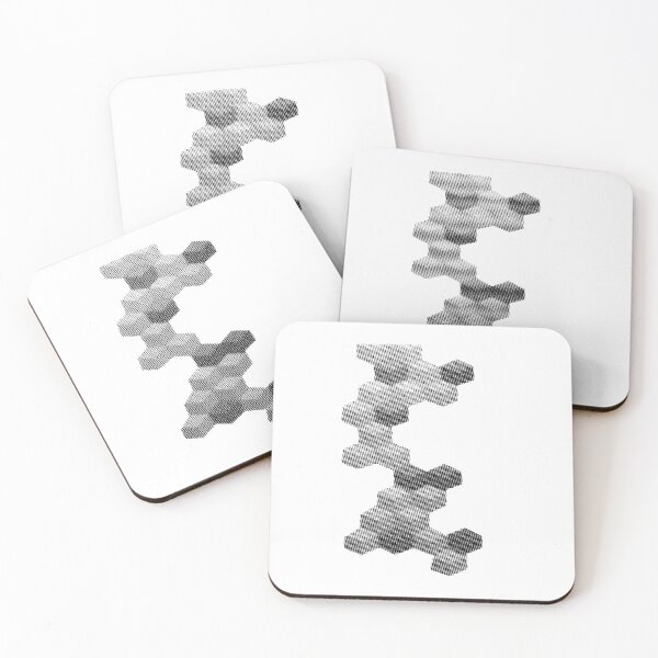 Item preview, Halftone Cube Black designed and sold by analogue_rock.