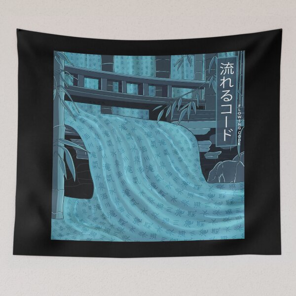 Item preview, 流れるコード" (Flowing Code) designed and sold by Code  Monkeys.