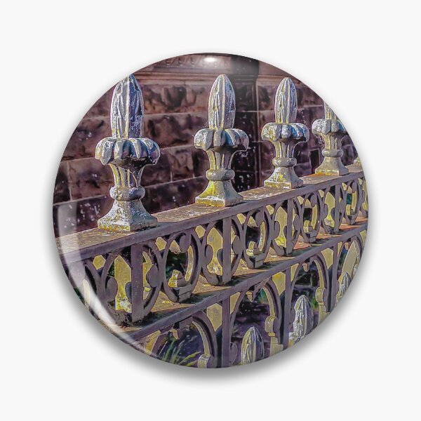 Item preview, Vintage 1800s Metal Fence at Old Town Hall - Bendigo, Victoria, Australia designed and sold by Steven Jodoin.