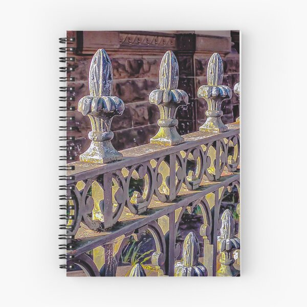 Item preview, Vintage 1800s Metal Fence at Old Town Hall - Bendigo, Victoria, Australia designed and sold by Steven Jodoin.