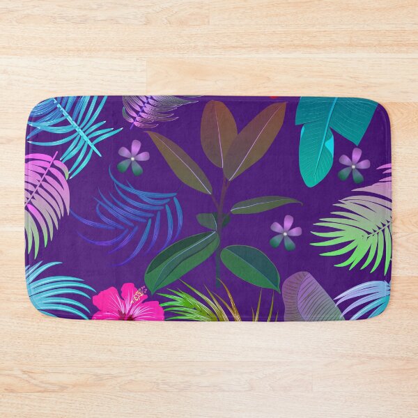 Item preview, Tropical Leaf and Flower Mix - Vibrant Print designed and sold by lloreleya.