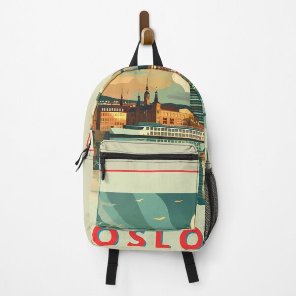 Item preview, Retro Oslo Cityscape designed and sold by CosyNess.