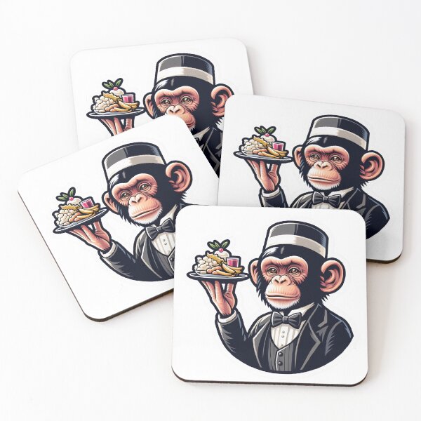 Item preview, Monkey business- waiter/server 2 designed and sold by jessagirl.