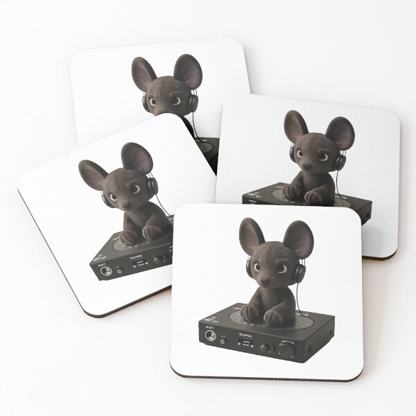 Item preview, DJ plush rat designed and sold by Krasawcew.