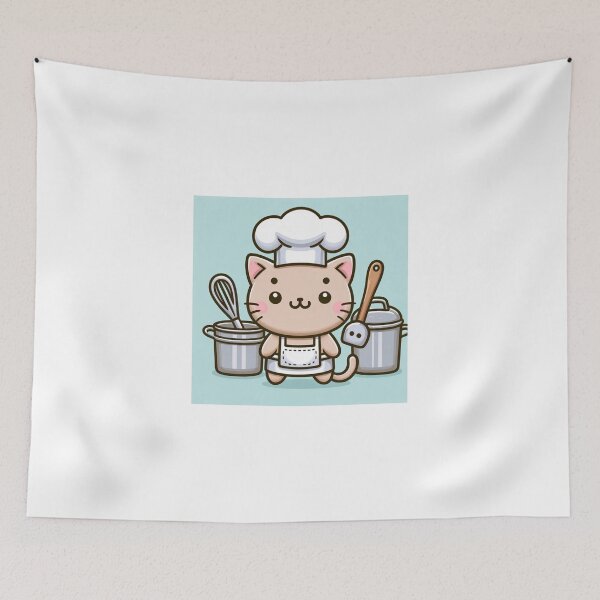 Item preview, Chef Cat Cooking Delight designed and sold by RetroPop23.