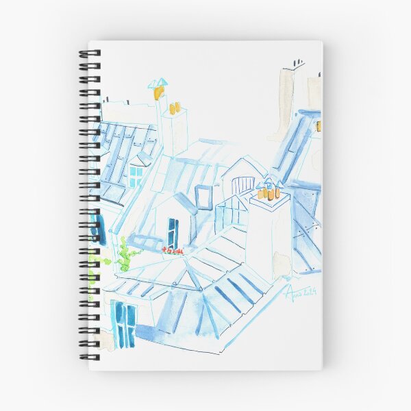 Item preview, Blue roofs of Paris designed and sold by Anna Rivet.