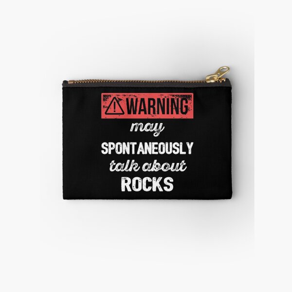 Item preview, Warning: May Spontaneously Talk About Rocks I designed and sold by Lemon Pepper.