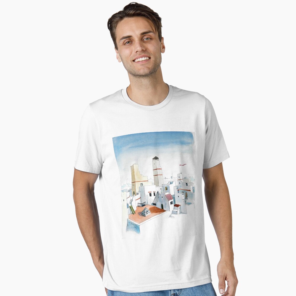 Vista previa del artículo con la obra «Camiseta esencial», diseñado y vendido por Islakartare.