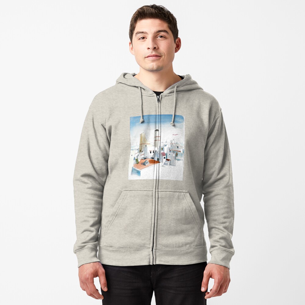 Vista previa del artículo con la obra «Sudadera con capucha y cremallera», diseñado y vendido por Islakartare.