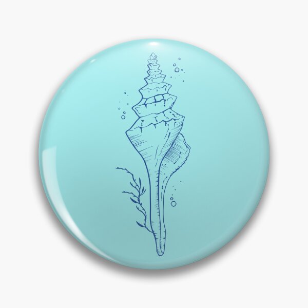 Item preview, Spindle Seashell Vintage Lineart designed and sold by ObsidianSiren.