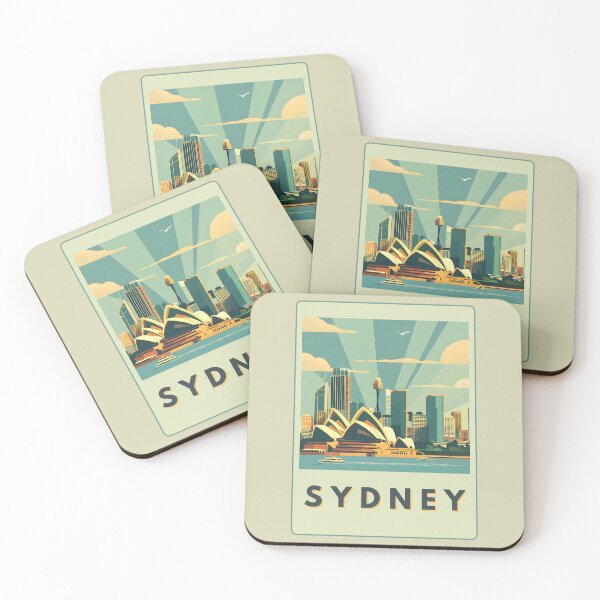 Item preview, Retro Sydney Cityscape designed and sold by CosyNess.