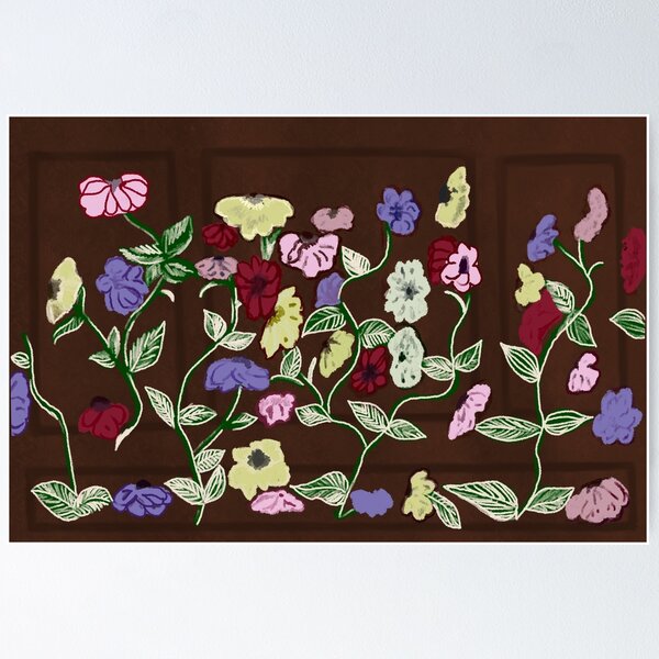 Item preview, Taylor's Floral Piano designed and sold by haleyedwardsart.