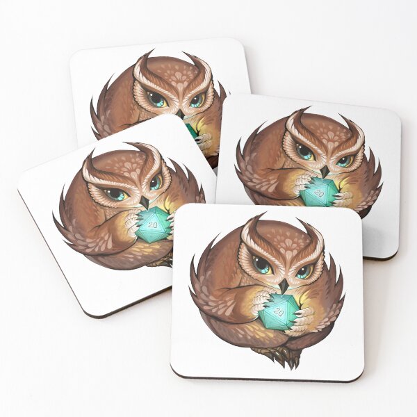 Item preview, [Owlbear] Natural 20 / Critical Success designed and sold by gelynele.