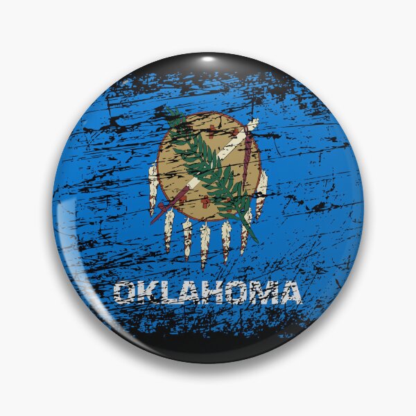 Item preview, Oklahoma flag used look designed and sold by GeogDesigns.