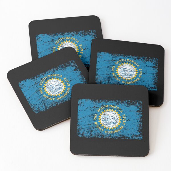 Item preview, South Dakota flag used look designed and sold by GeogDesigns.