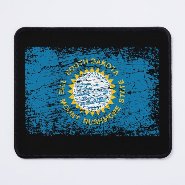 Item preview, South Dakota flag used look designed and sold by GeogDesigns.