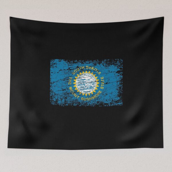 Item preview, South Dakota flag used look designed and sold by GeogDesigns.