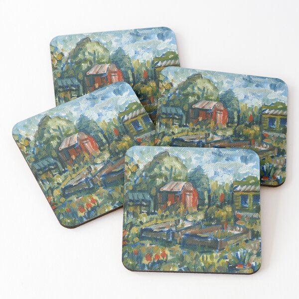 Item preview, Allotments , East Finchley , London , Oil on Board designed and sold by Luke Bailey.