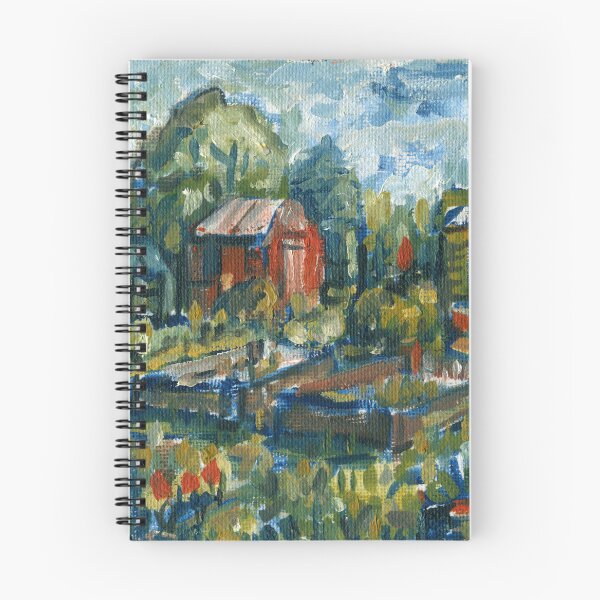 Item preview, Allotments , East Finchley , London , Oil on Board designed and sold by Luke Bailey.