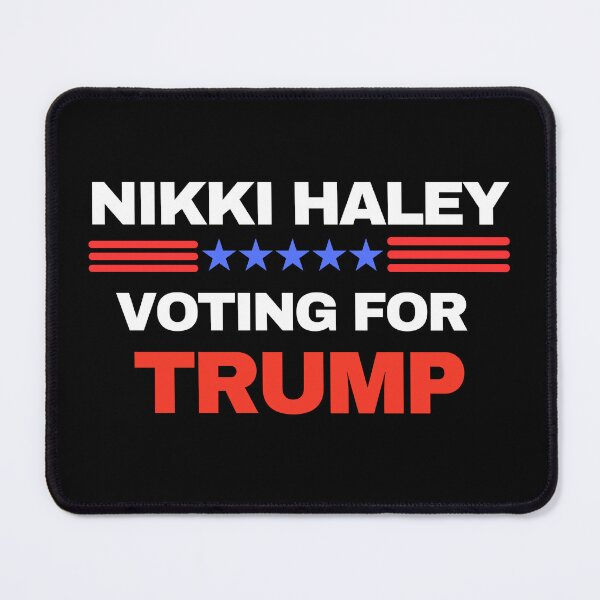 Item preview, Nikki Haley Voting For Trump 2024 designed and sold by ANNINOART ⭐⭐⭐⭐⭐.