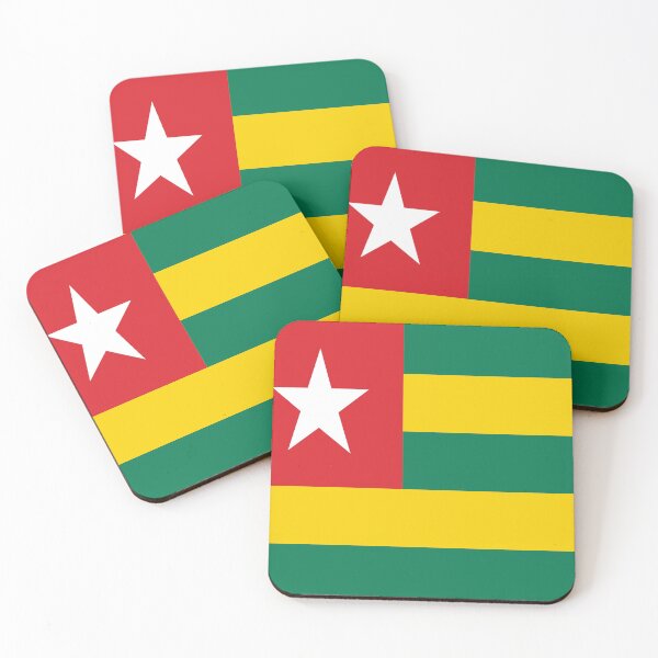 Item preview, Flag of Togo in West Africa on the Atlantic coast designed and sold by Peter Etchells.
