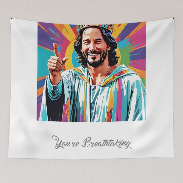 Item preview, Keanu Reeves You're Breathtaking! designed and sold by MrGekko.