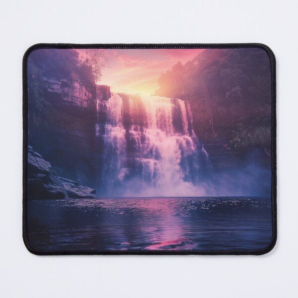 Item preview, Sunset purple waterfall celestial falls designed and sold by Szkicerka.