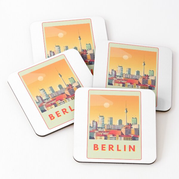 Item preview, Retro Berlin Cityscape designed and sold by CosyNess.