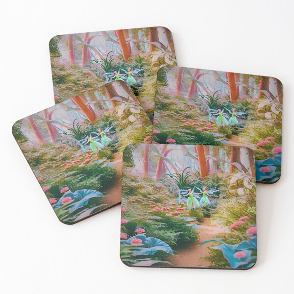 Item preview, fantasy art, magical fairies in the forest designed and sold by SKULLARTISTRY.